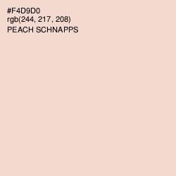 #F4D9D0 - Peach Schnapps Color Image